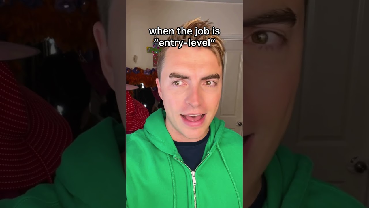 when the job is &ldquo;entry-level&rdquo; #comedy #funny #shorts