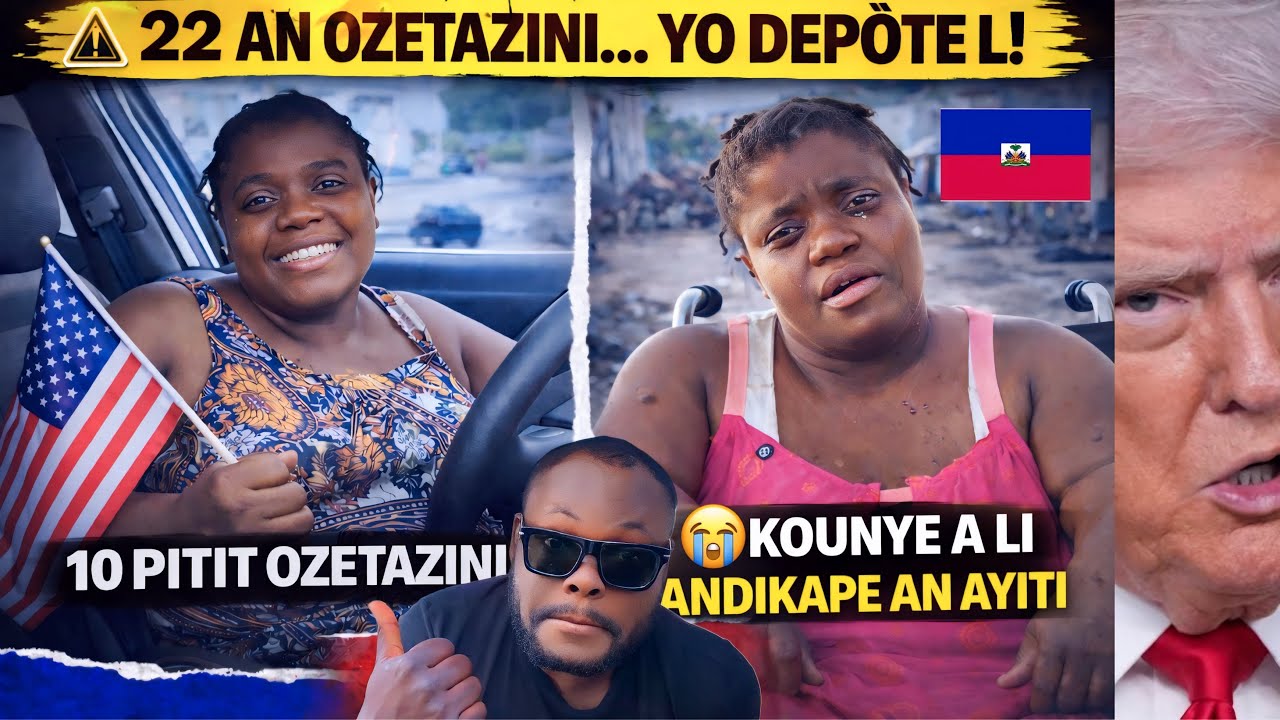 10 PITIT ETAZINI 😱 YO DEPÒTE L MEXICO,22 AN ETAZINI LI PAT JANM GEN PAPYE 