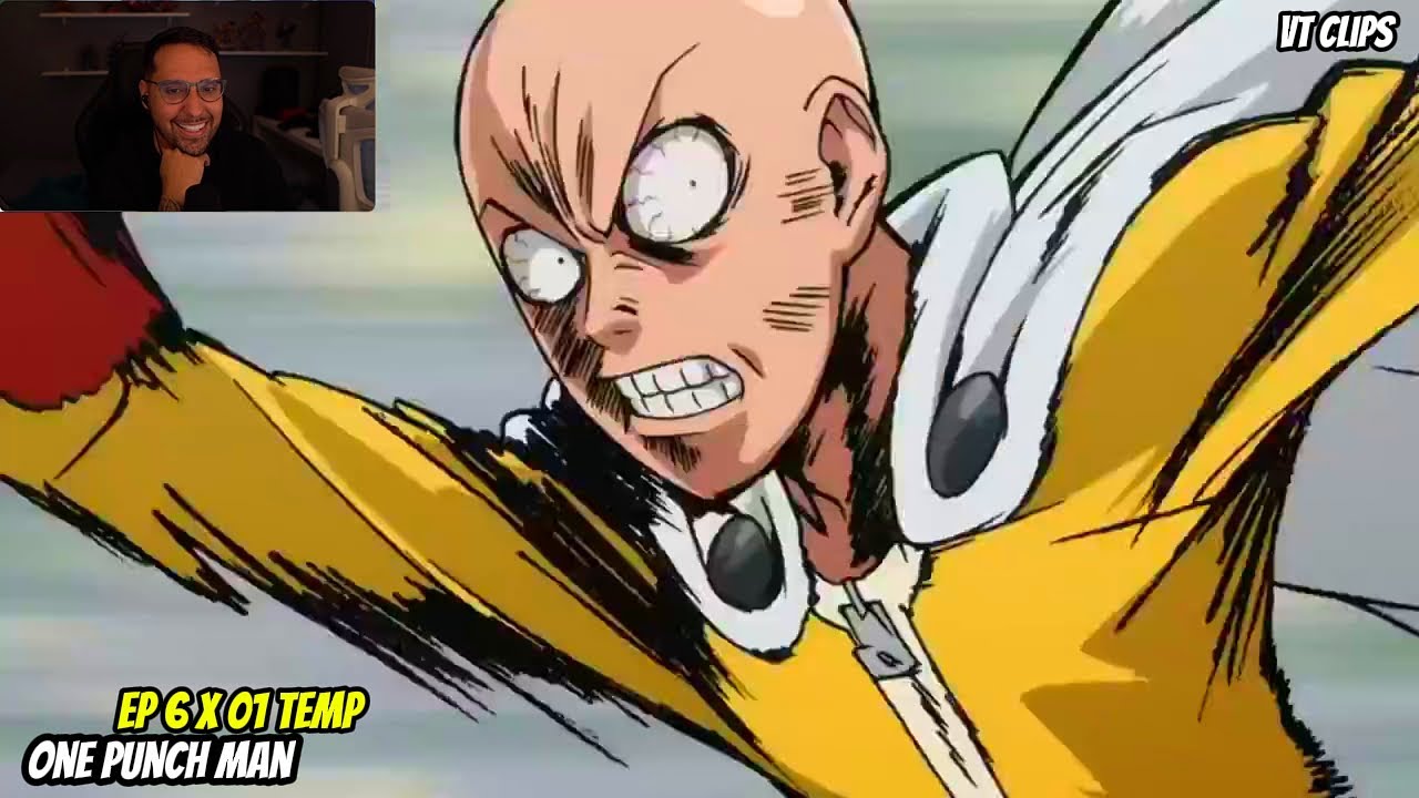 BRKK - SAITAMA QUASE NÃO CONSEGUE | One Punch Man Ep 6 ( React )