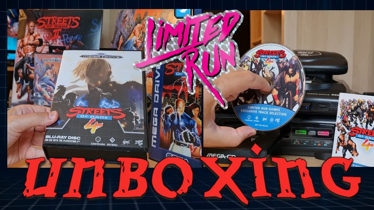 Streets of Rage 4 Classic Edition UNBOXING | Limited Run Games