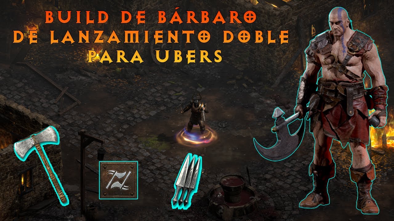 BUILD DE BÁRBARO DE LANZAMIENTO DOBLE PARA HACER UBERS EN DIABLO II RESURRECTED