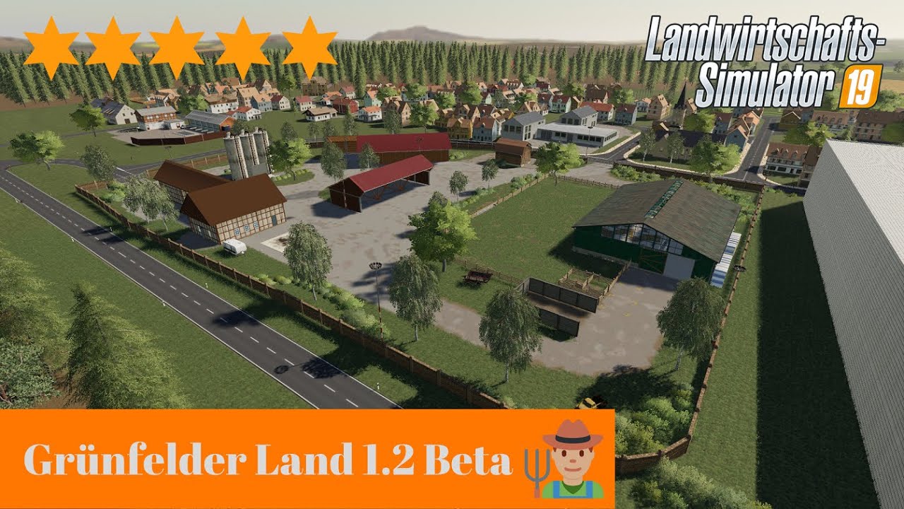 LS19 Mapvorstellung II Grünfelder Land V1.2 Beta