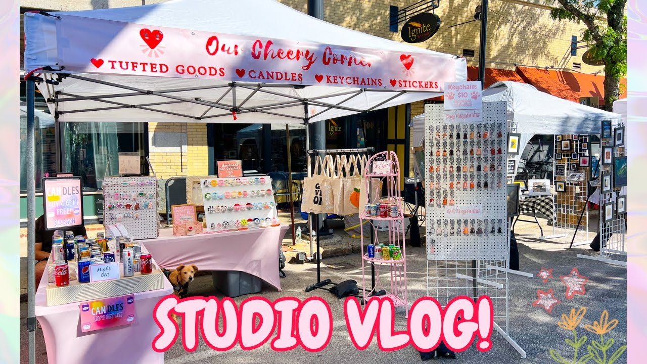 Small Business Vlog // new office organization,  talking suppliers, market prep