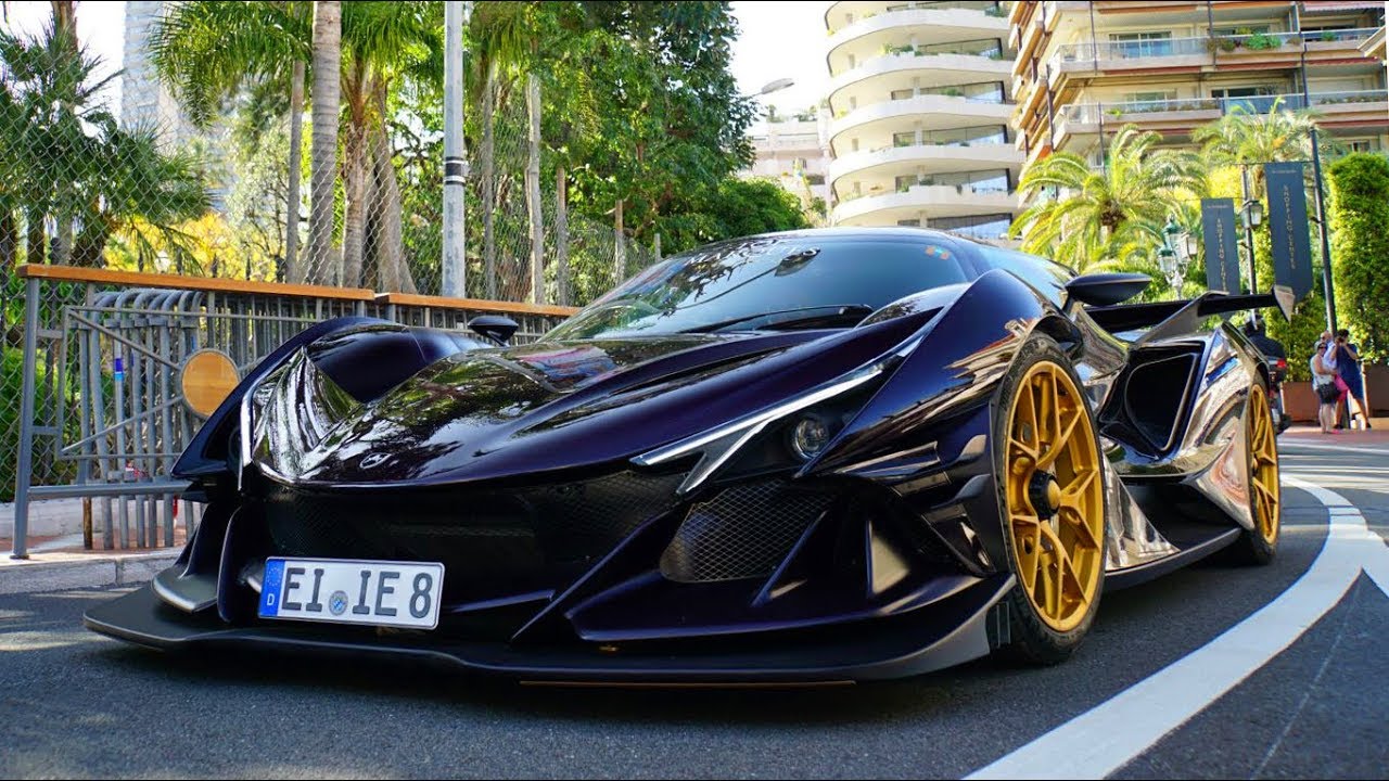 Apollo IE Hypercar driving on road in Monaco!