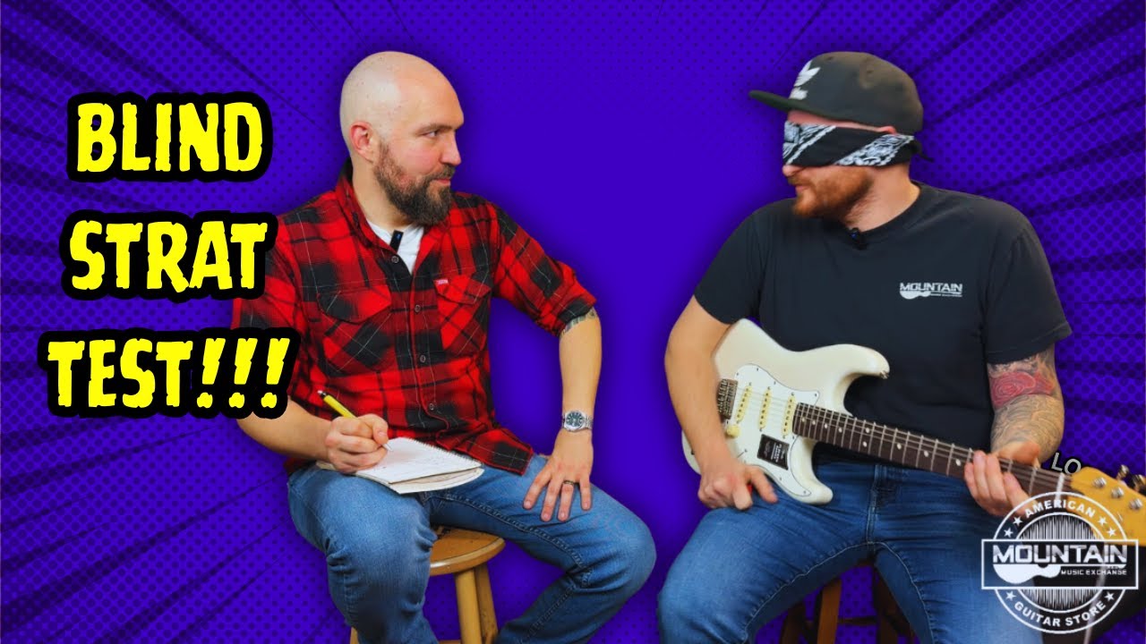 Испытание на гитару Stratocaster вслепую! American Vintage, Player II и Squier Classic Vibe!