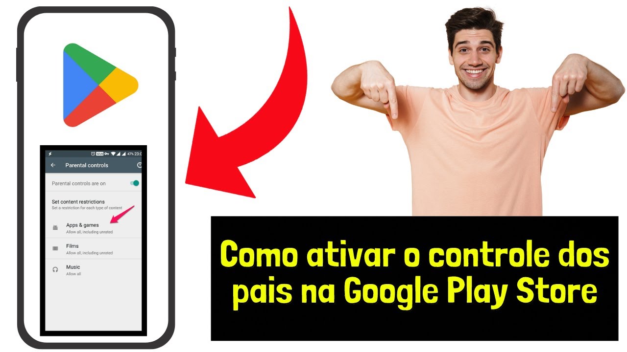 Como ativar o controle dos pais na Google Play Store 2025 - Controle dos pais no Google Play #LATEST