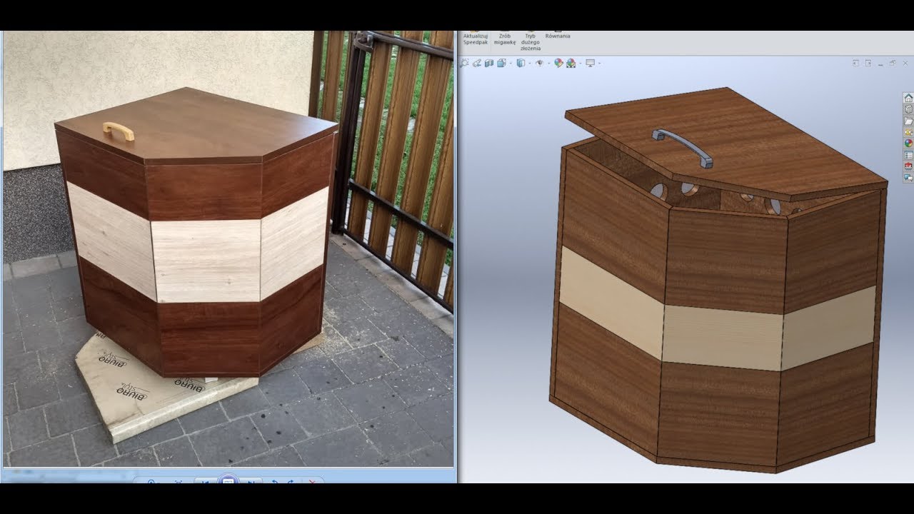 [#56] Meblarstwo jako przykład zastosowania oprogramowania CAD 3D - SolidWorks.