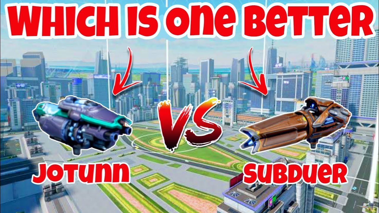 WR🔥 New Weapon Jotunn VS Subduer Weapon Comparisons |WAR ROBOTS|