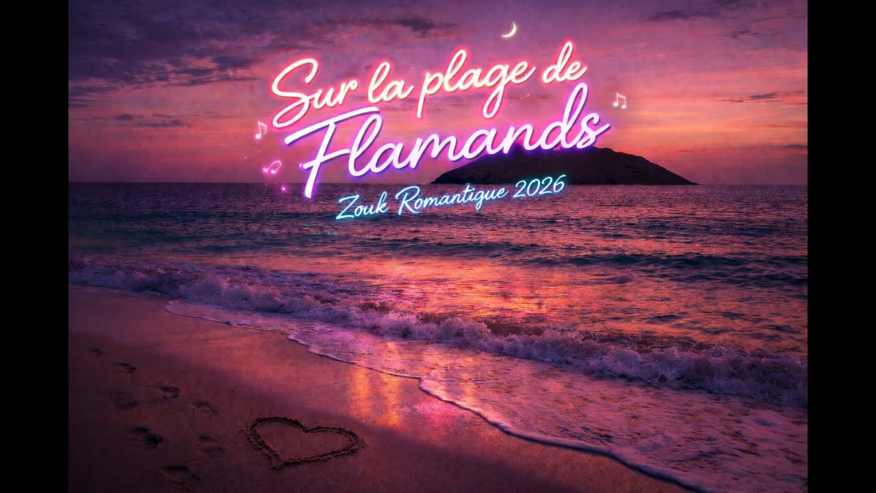 Sur la plage de Flamands 🌴 Zouk Romantique 2026 | Caribbean Love Song | Sunset Beach Vibes