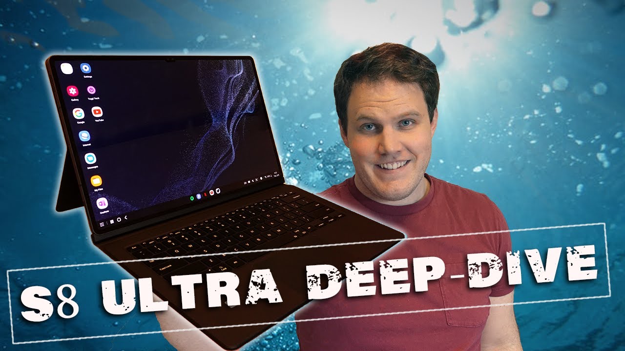 Samsung Galaxy Tab S8 Ultra Deep-Dive Review: As a Computer, Using DeX, Keyboard Book Cover