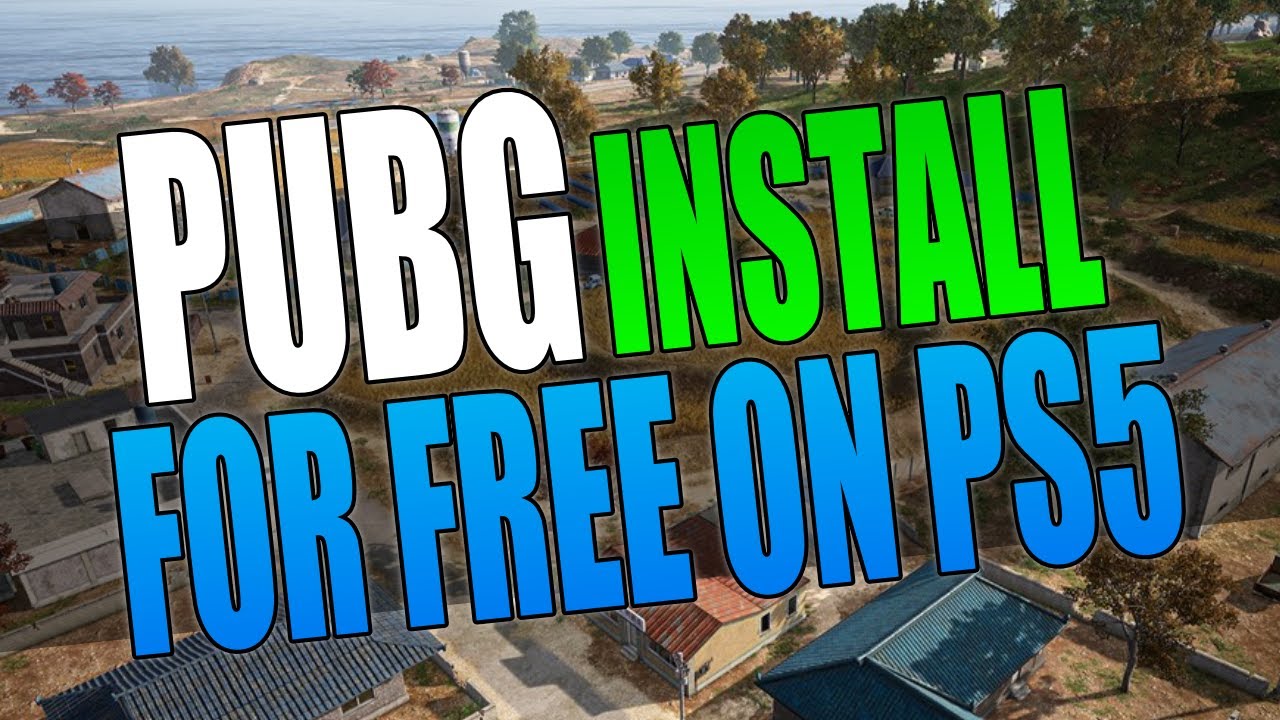 Install PUBG Battlegrounds On PS5 For FREE!