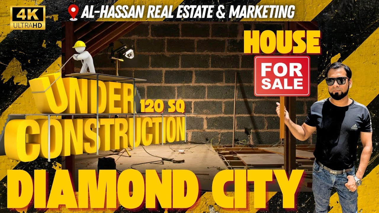 80 SQ House For Sale in Diamond City near Gulshan e Maymar | Al Hassan Real Estate & Marketing