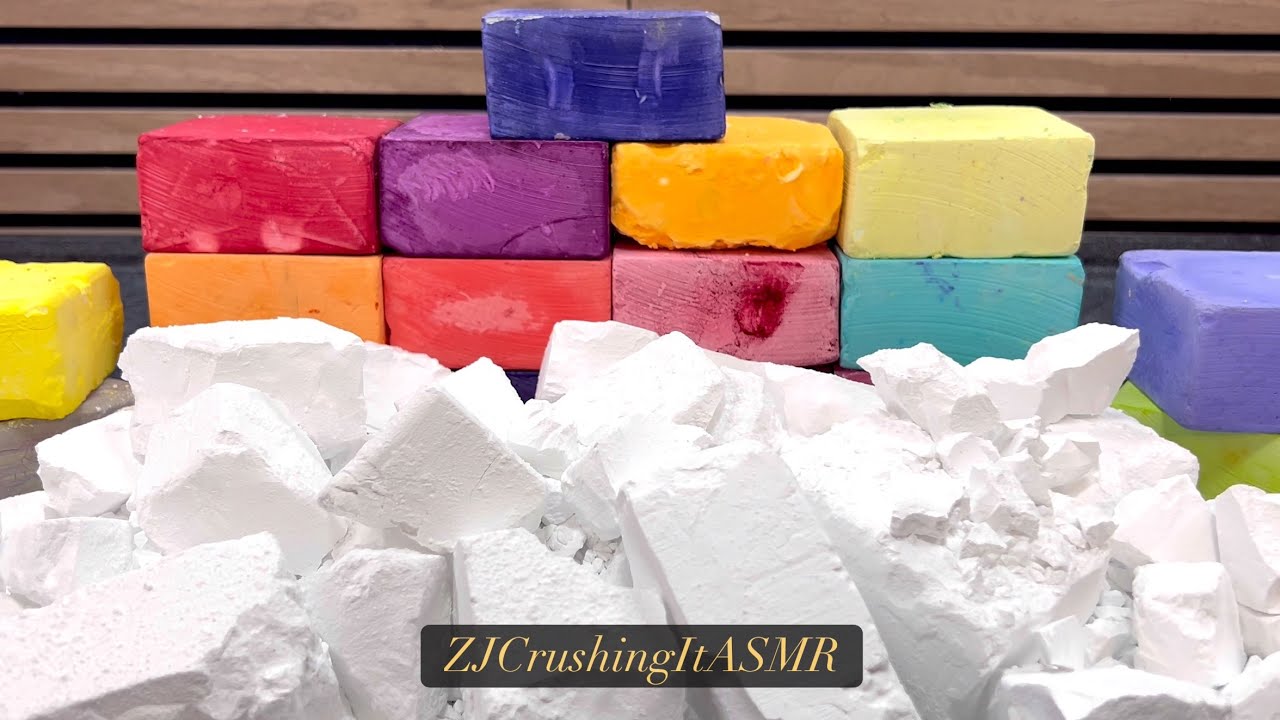 2K Celebration Crush | Oddly Satisfying | Chalk Crushing | Sleep Aid | ASMR