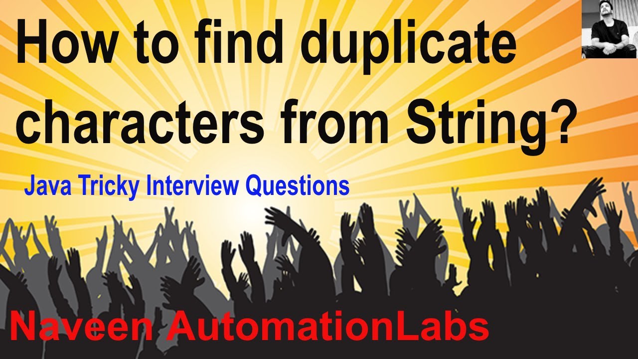 Important Interview Question: How to Print count of duplicate characters from String? || #Hackerrank
