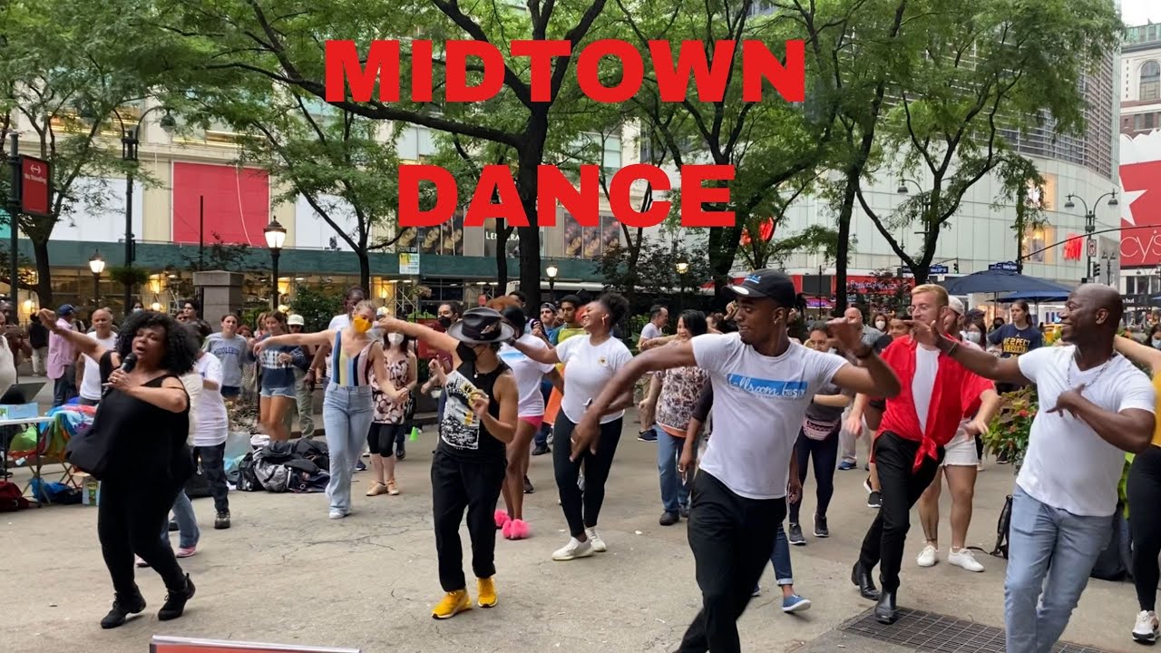 MIDTOWN DANCE DISCO Featuring Maria Torres O'Connor at Greely Square NYC