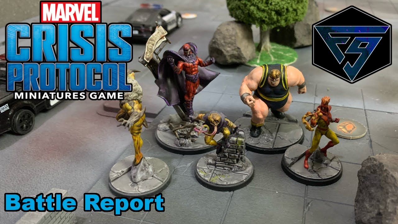 Marvel Crisis Protocol Battle Report [110] Brotherhood of Mutants VS Winter Guard