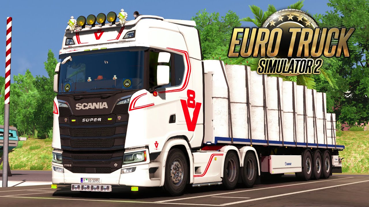 ETS2 | Scania 770S V8 OpenPipe Sound And Custom Interior [1.39] | ProMods 2.51