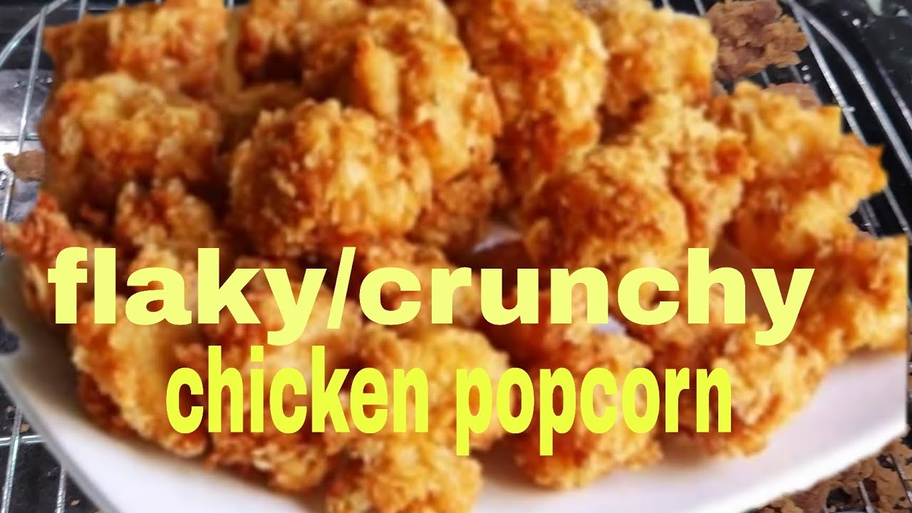 Paano gawin ang flaky at crunchy chicken popcorn (my version) 