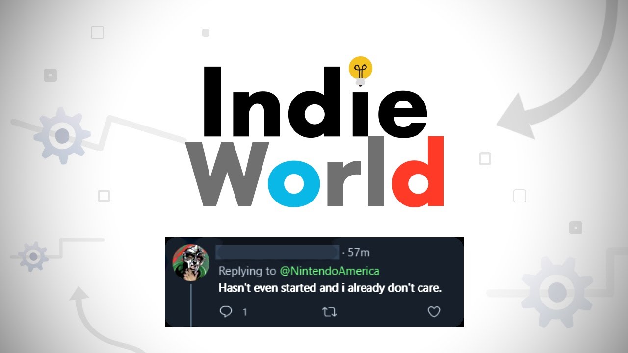 Twitter's Reaction to Indie World
