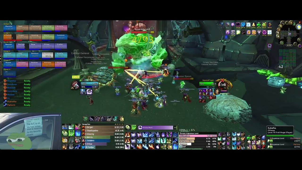 (Offense) Black Temple Speedrun 1h05m54s - Mage POV