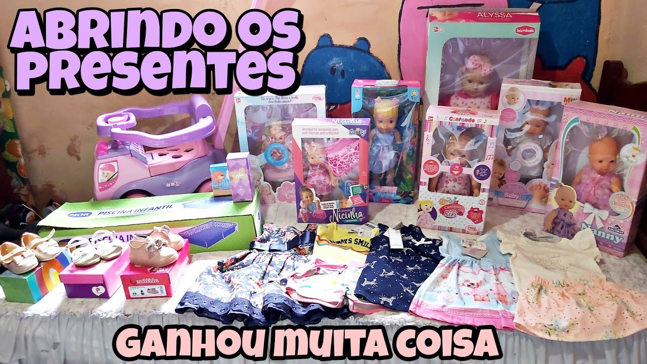 PRESENTES DO ANIVERSÁRIO DE THAEME/ GANHOU MUITA COISA LINDA