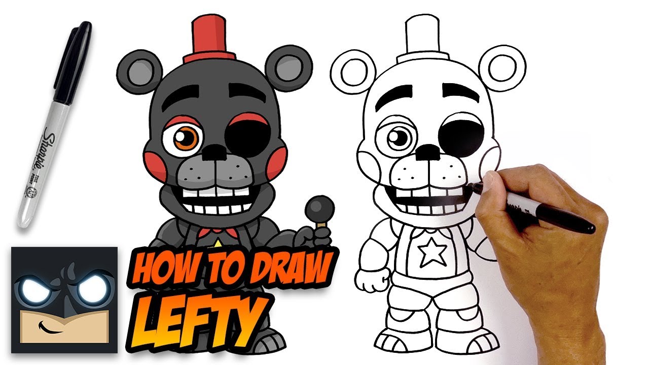 How to Draw Lefty | Five Nights at Freddy's
