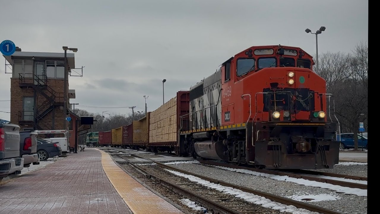 Trains around Blue Island & Union Pacific Yard Center. 