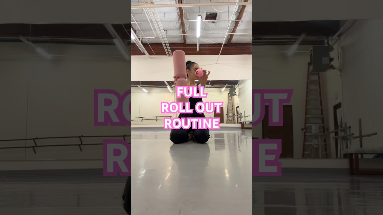 FULL ROLL OUT ROUTINE #ballerina#ballet#roller#routine#exercise#workout#athlete#tips#dancer
