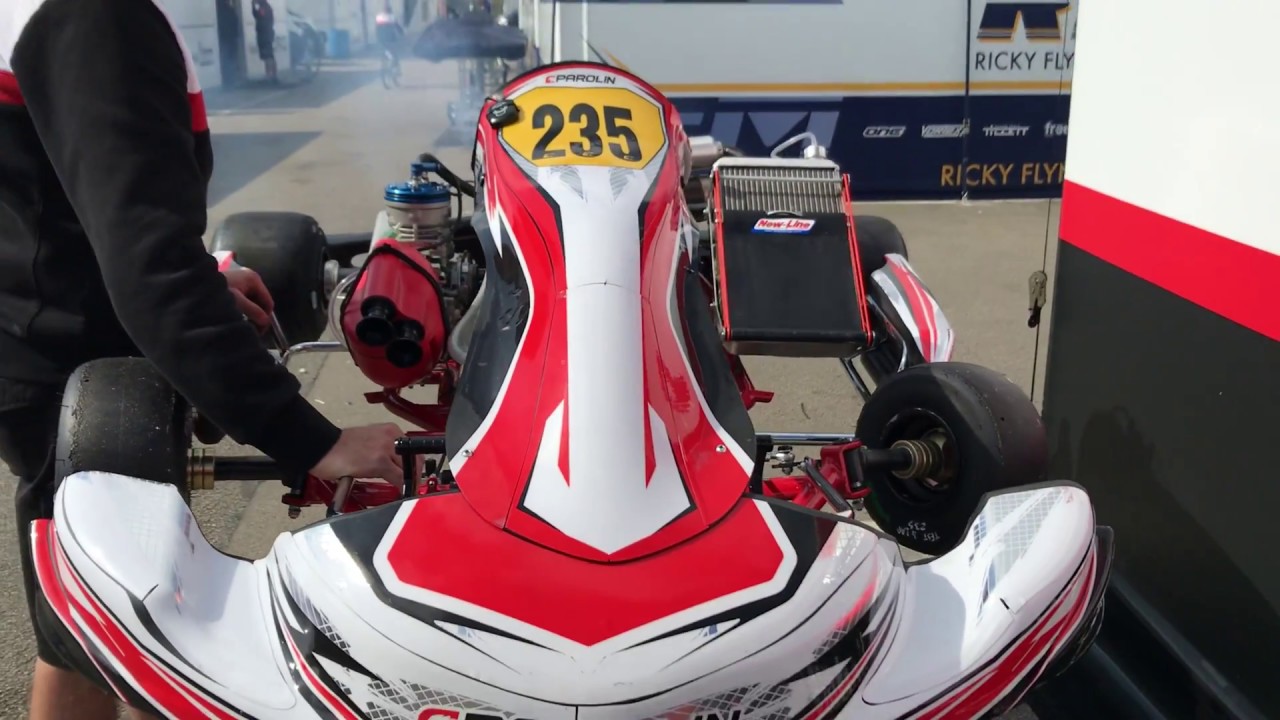 Warm up engine OKJ Parilla, Parolin Racing, FIA European Champs, R2 PFi