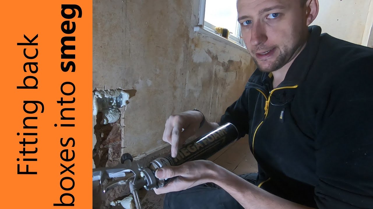 How i fit back boxes in smeggy lathe & plaster walls