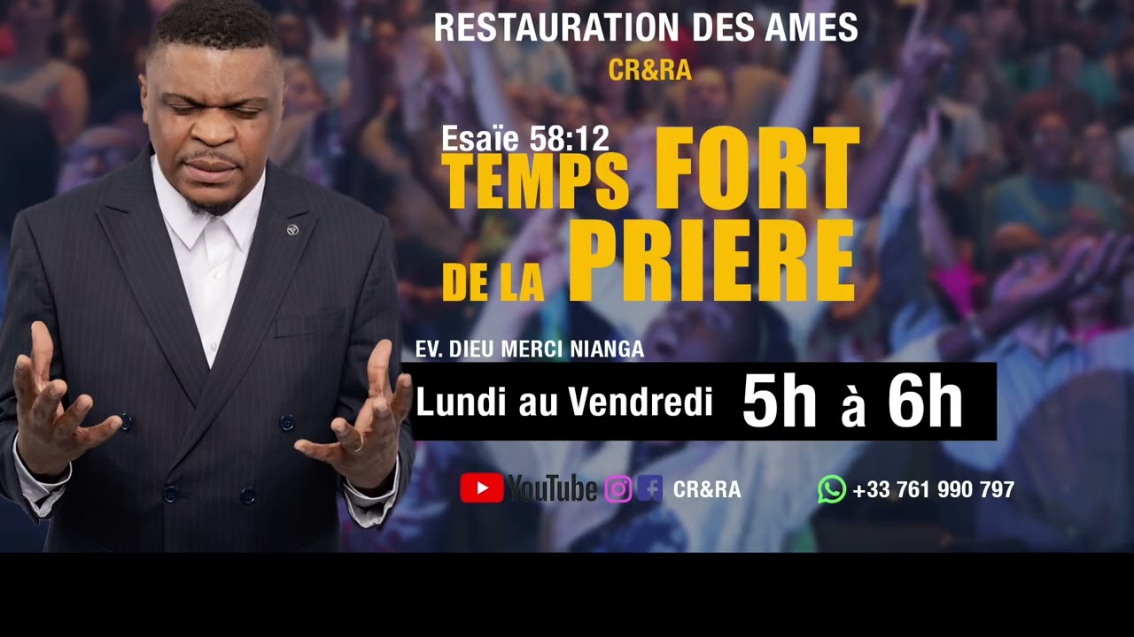 TEMPS FORTS DE LA PRIÈRE : SORS DE LA PRISON DU SANG Ev Dieu-merci NIANGA 