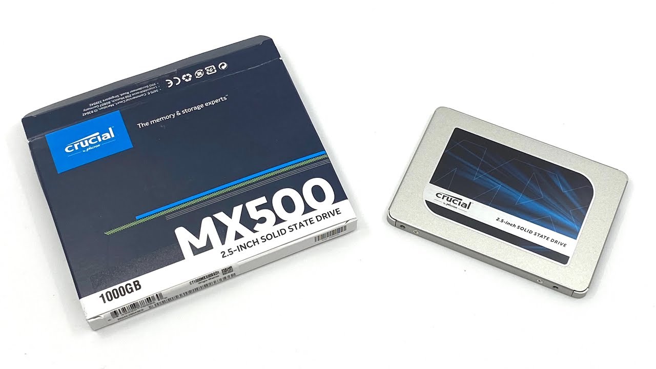 Crucial MX500 SATA 6Gb/s 2.5-inch SSD 1000GB