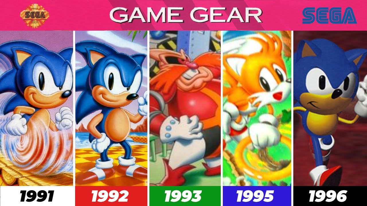 All Sonic Game Gear Games 1991-1996