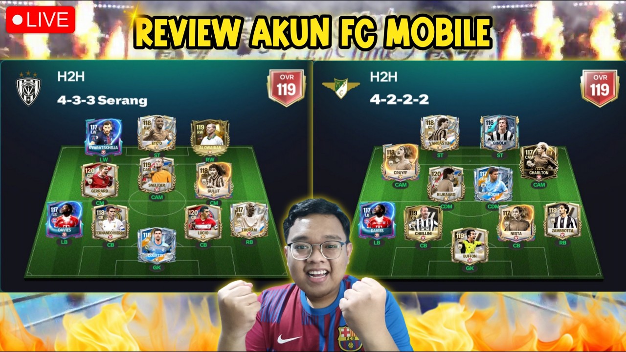 STREAMER PAGI REVIEW AKUN GRATIS! - EA SPORTS FC MOBILE 26 #shorts