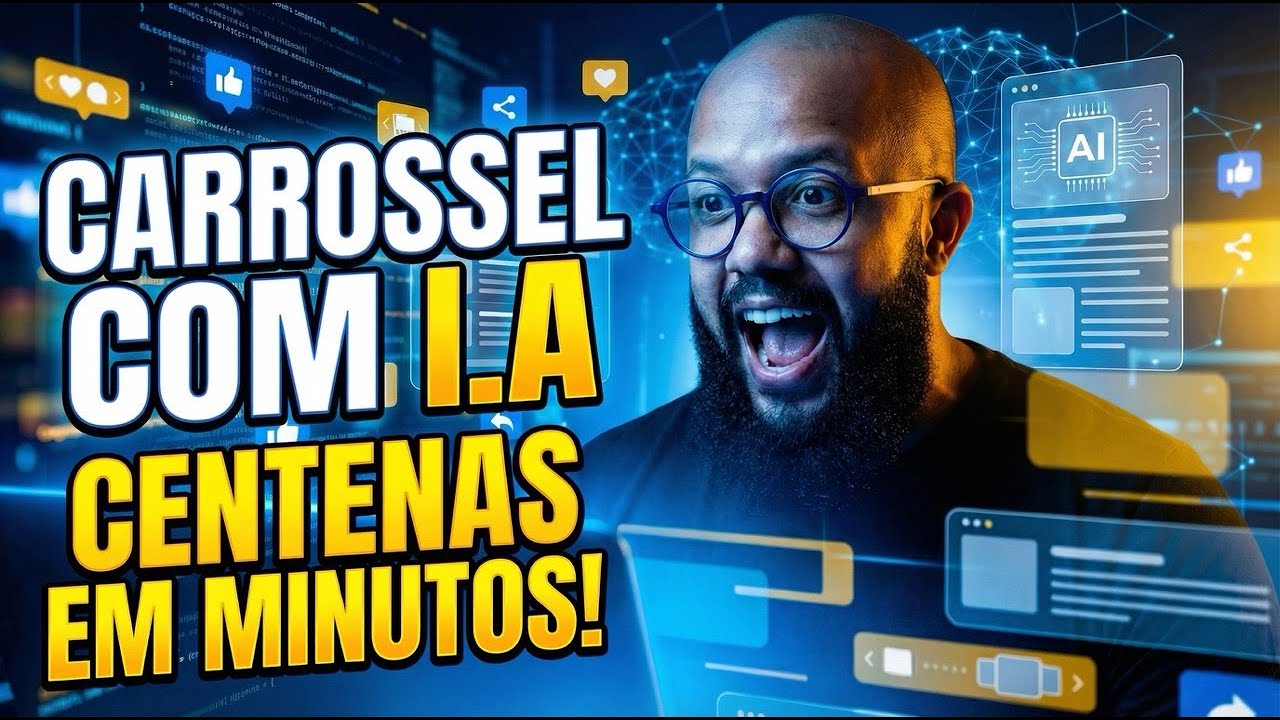 Ninguém TE CONTOU! Crie Carrosséis Infinitos com Gemini +Canva [MUITO FÁCIL]