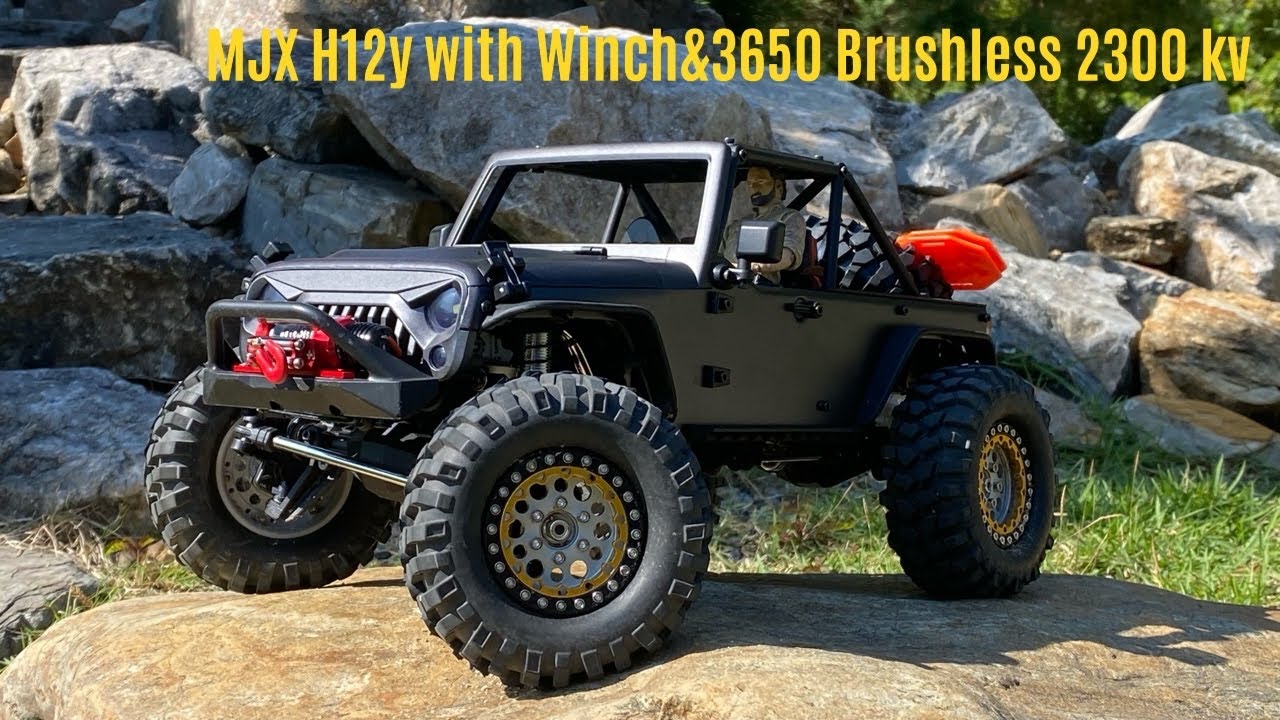 MJX H12y with 3650 2300kv & winch ( part 3 )