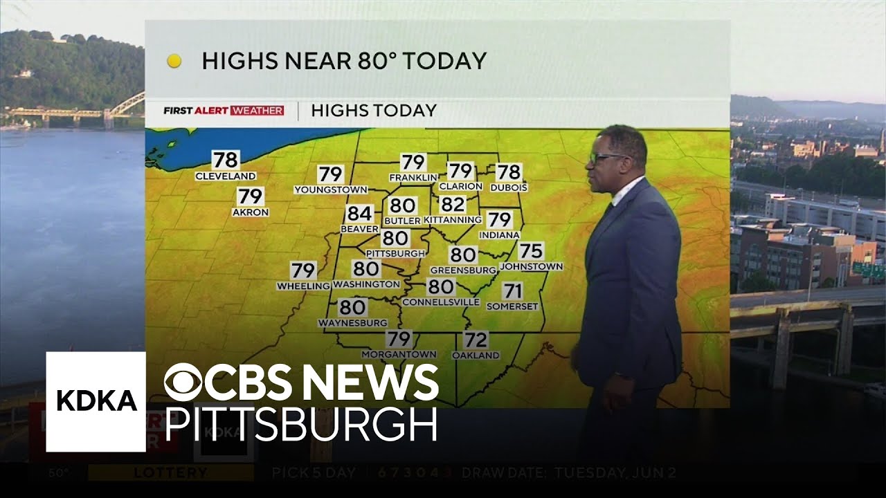 KDKA-TV Morning Forecast (6/3)