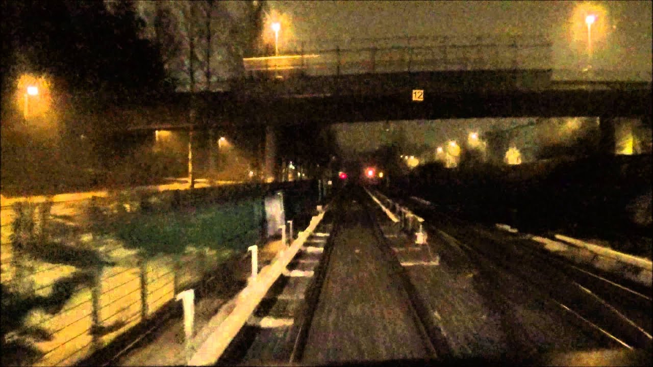 Helsinki metro ohjaamovideo. Mellunmäki-Metrovarikko(Depot)