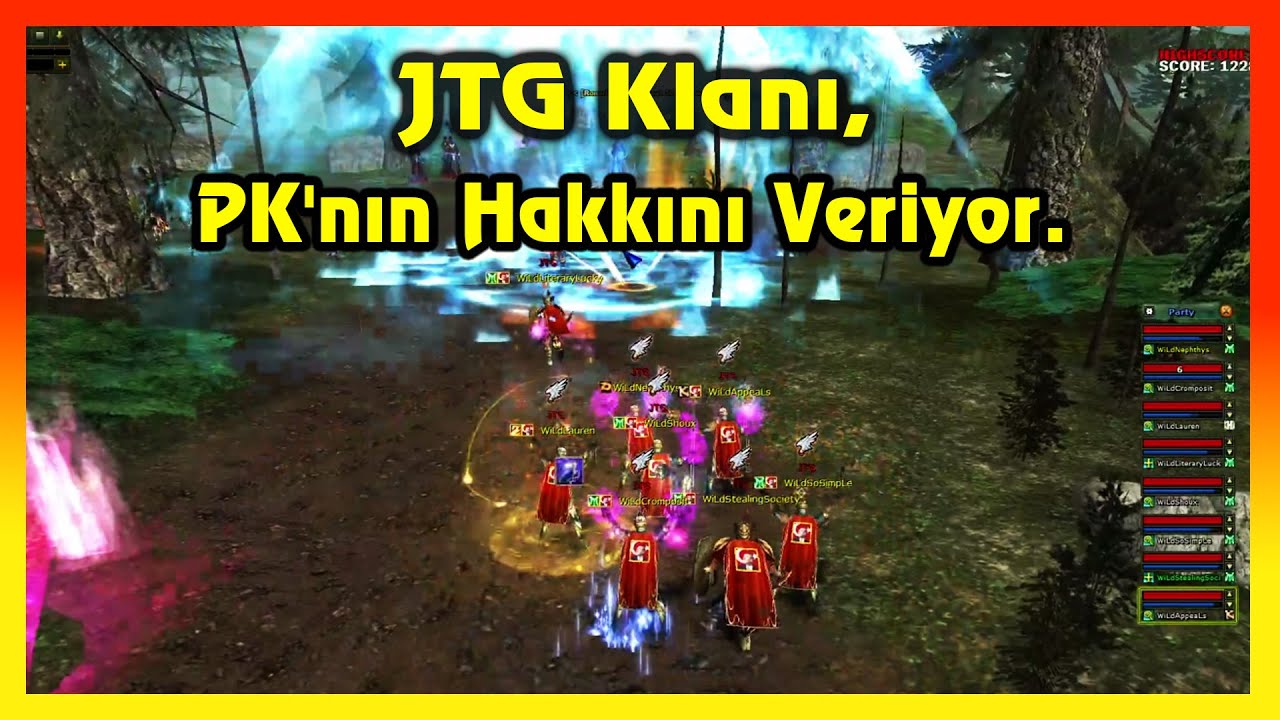 Knight Online PK | JTG Klanı,  PK'nın Hakkını Veriyor.