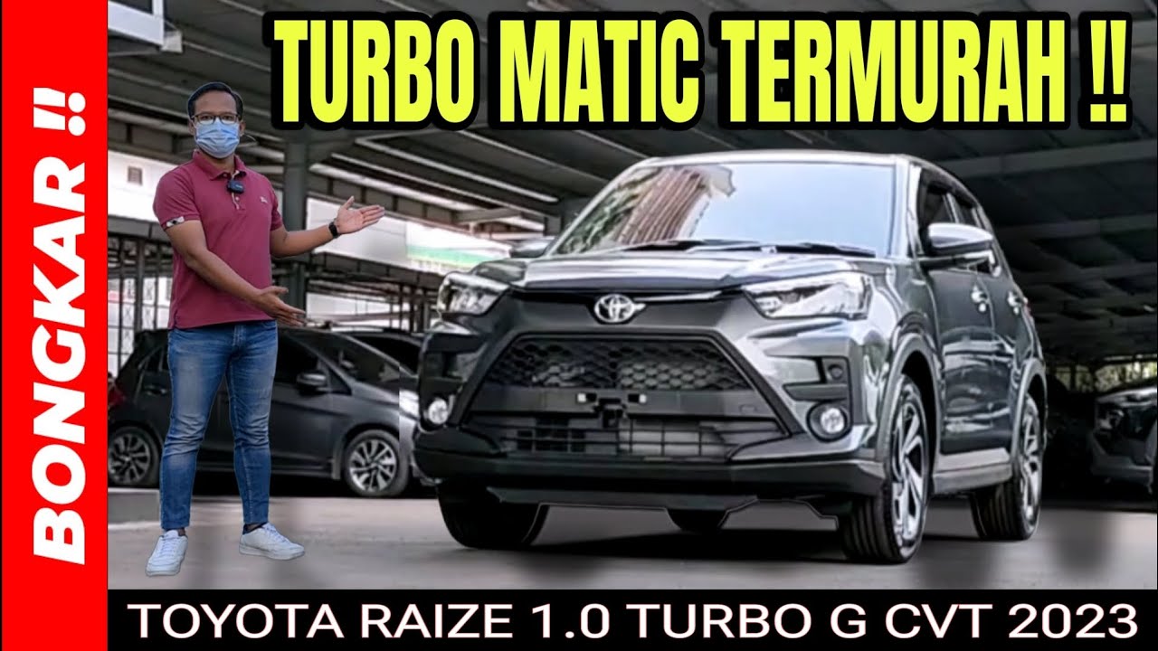 Bongkar !! TOYOTA RAIZE 1.0 TURBO G CVT 2023 Review Exterior & Interior X @Bangajietv