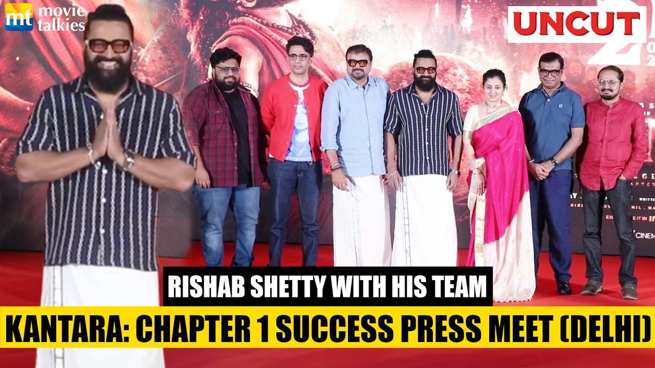 Massive Milestone!Rishab Shetty’s Kantara Chapter 1 with ₹427 Cr Collection Success Press Meet Delhi