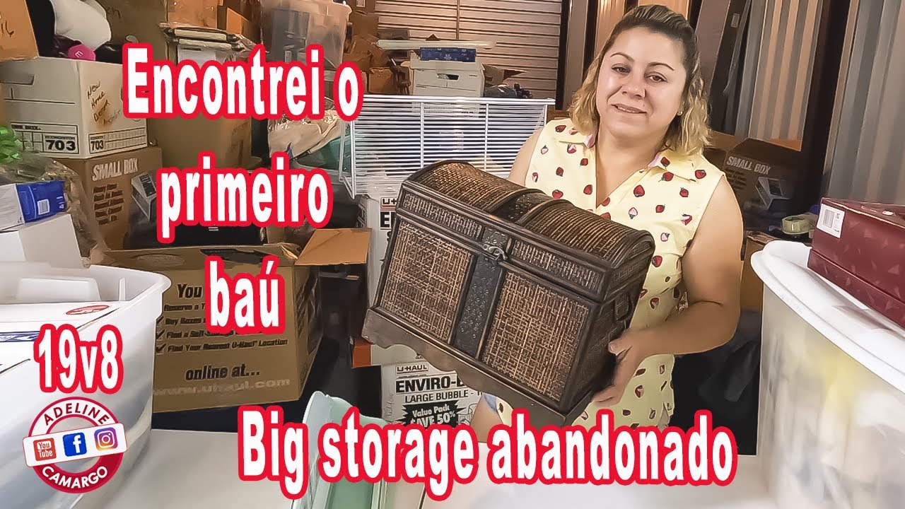 Big storage v8, encontrei um baú com uma pequena fortuna de ouro e prata | Adeline Camargo