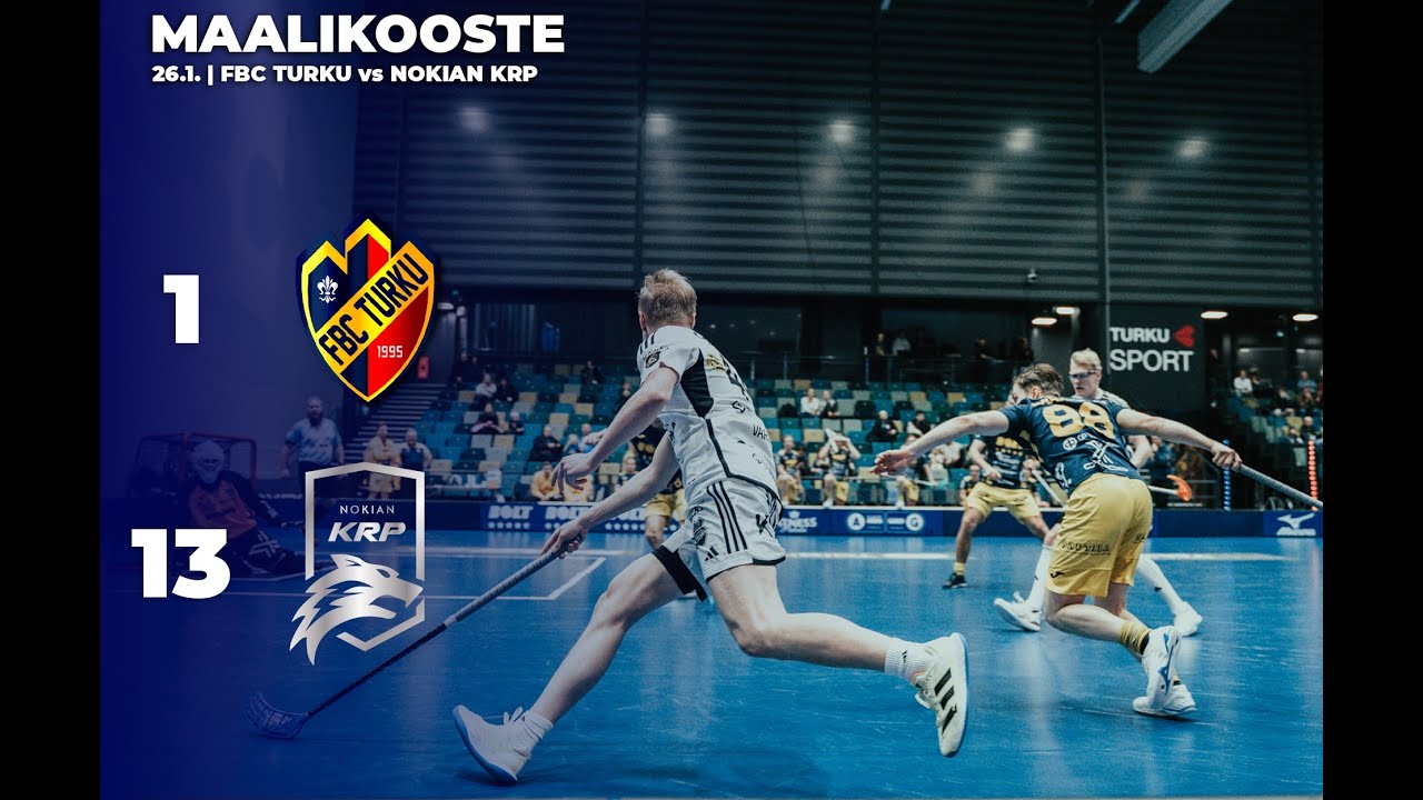 FBC Turku | MAALIKOOSTE | FBC Turku - Nokian KrP (1-13)