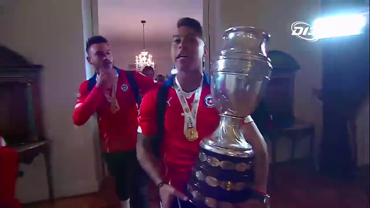 Chile Campeón Copa Ameríca 2015 Celebracion en la Moneda