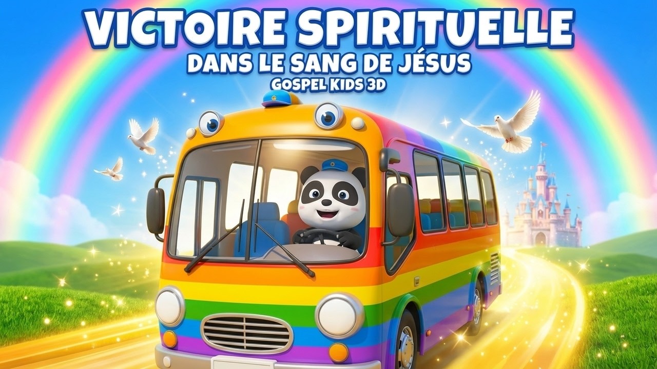 La Puissance est dans le Sang de JÉSUS | Chant Chrétien Enfants 3D 🎵 Protection & Victoire