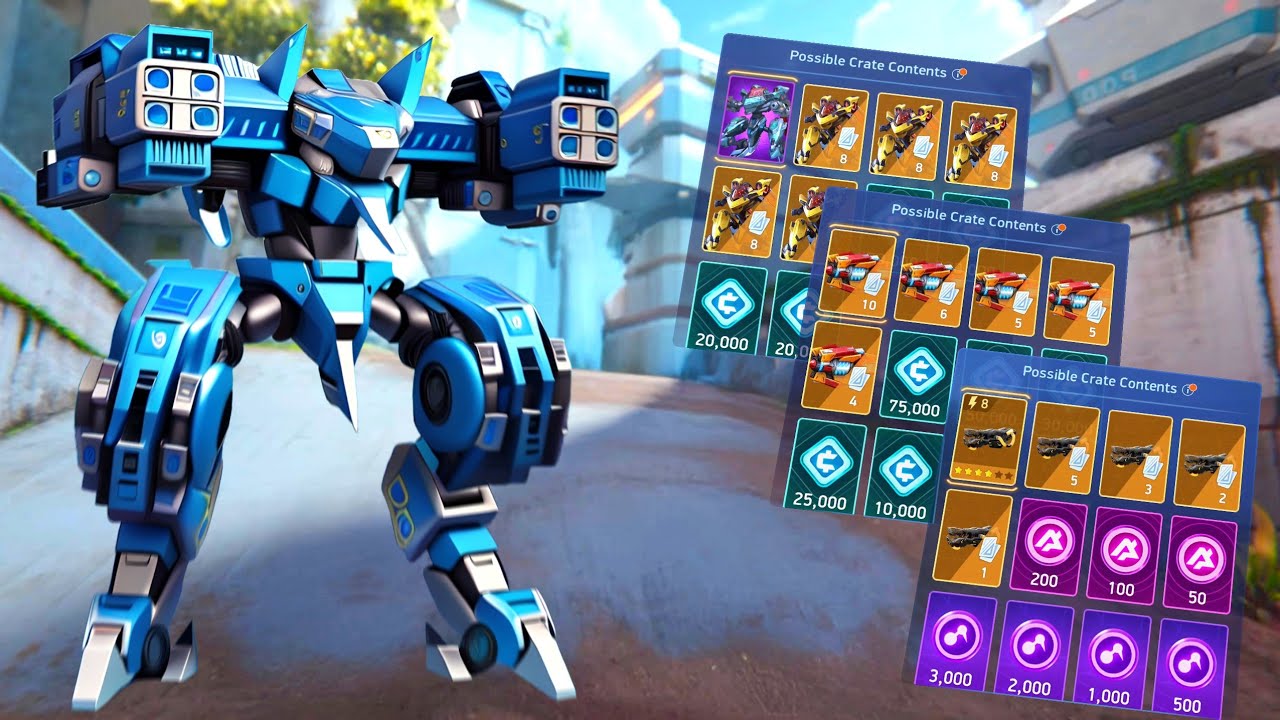 Tengu with Repeater 8 - 3 Event Crate Rush - Mech Arena