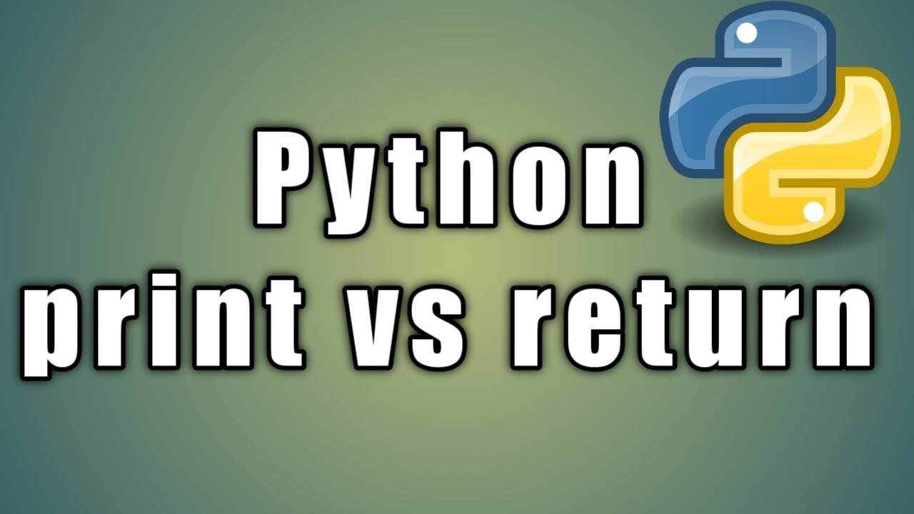 The Difference Between Print and Return