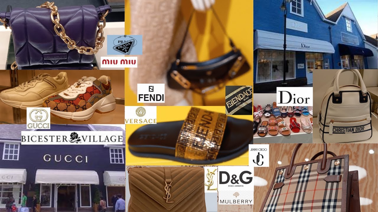 Bicester Village Luxury Outlet Shopping:Dior-Gucci-Fendi-Prada & more up to 70% off +20%extra/ Vlog