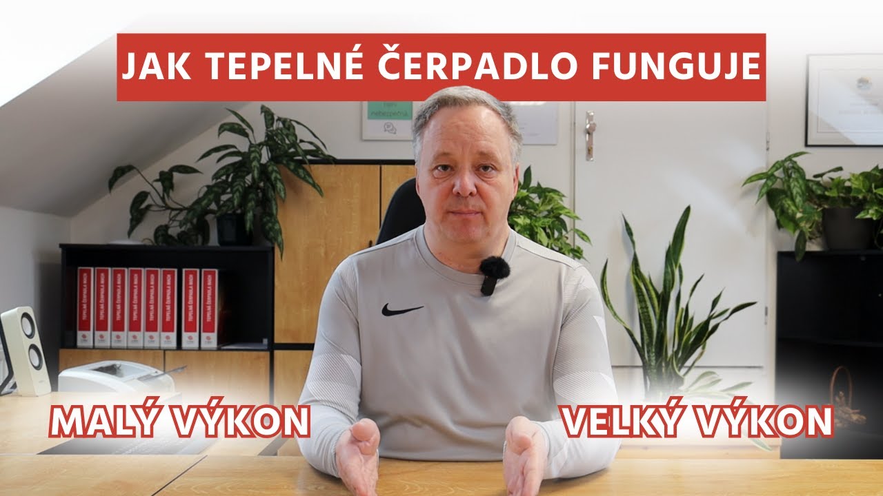 Jak tepelné čerpadlo funguje - malý a velký výkon