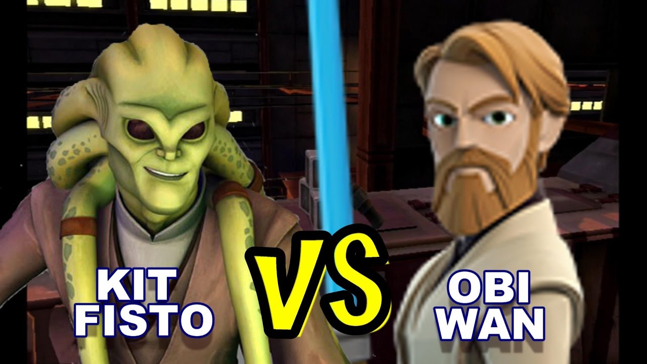 Lightsaber Duels Kit Fisto vs Obi Wan